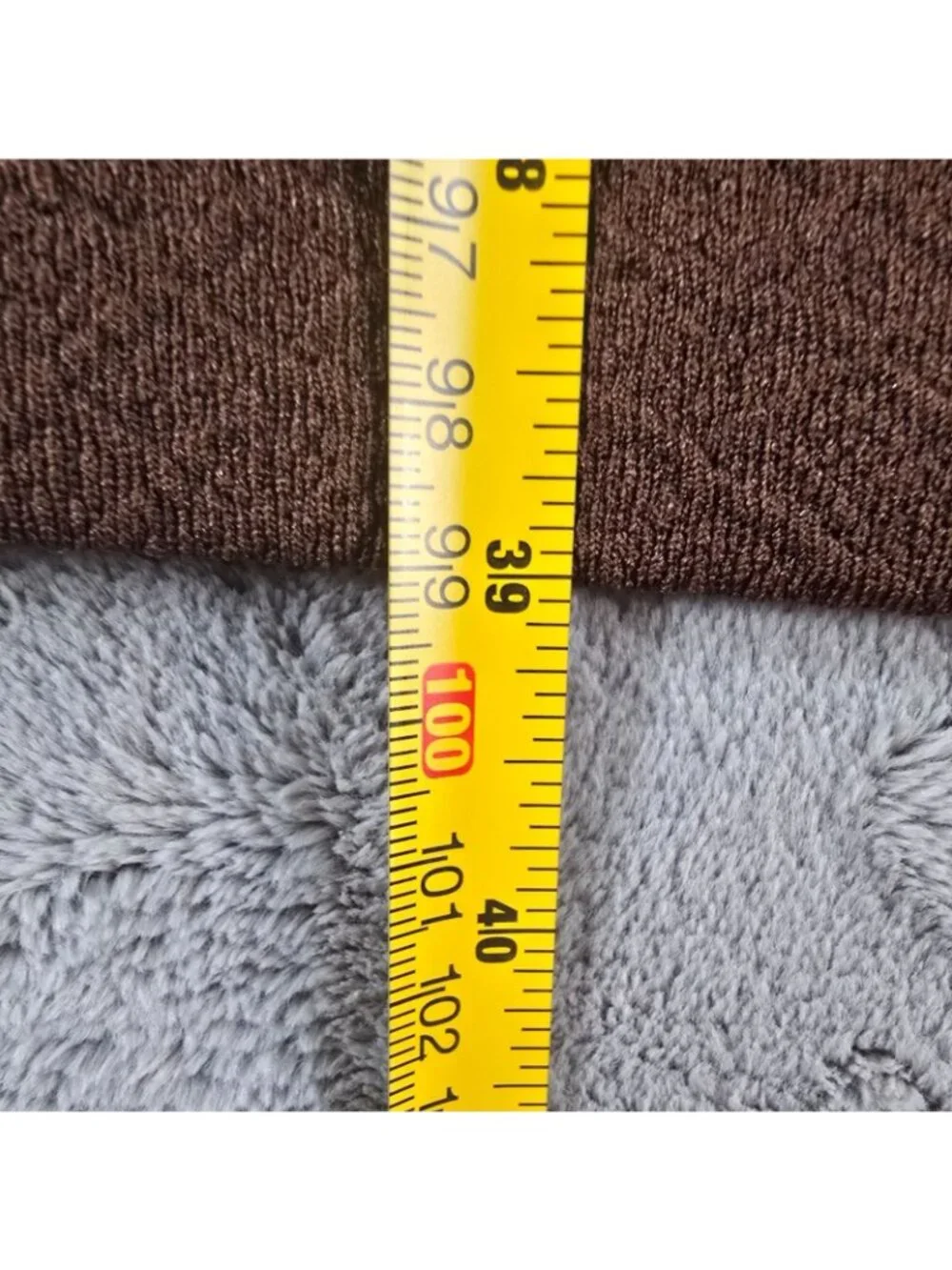 Vintage 1960s Chocolate Brown Textured Knit Knee Length A-Line Mod Dress (M)